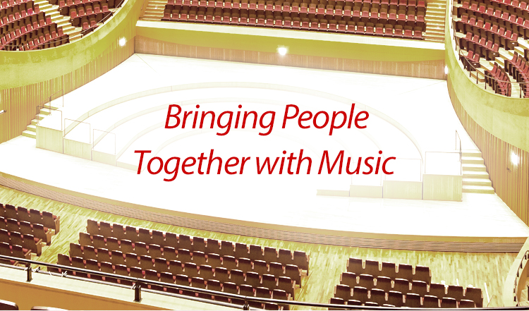 BRINGING PEOPLE TOGETHER WITH MUSIC